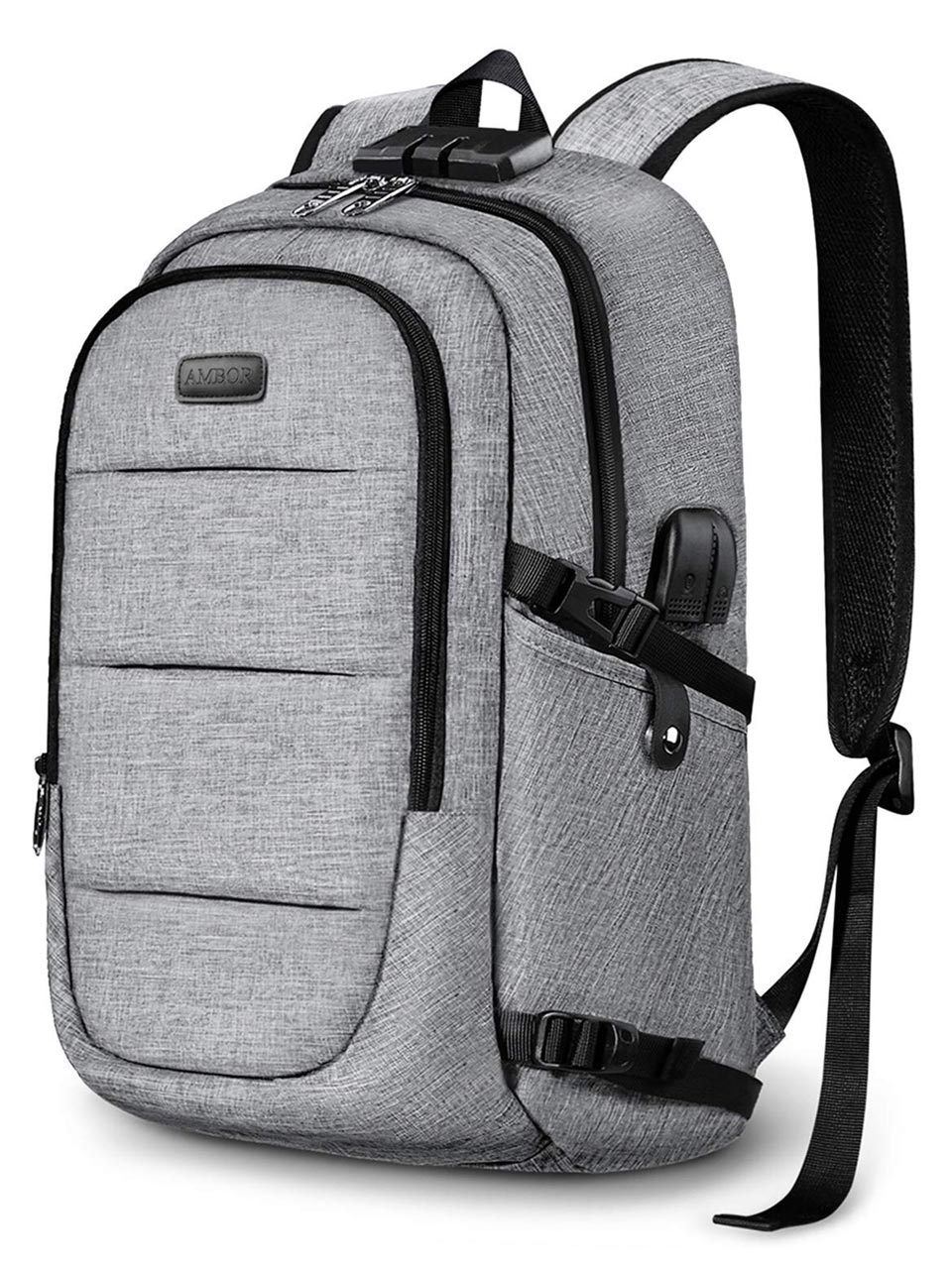 YOREPEK Large Backpack With USB Charging Port