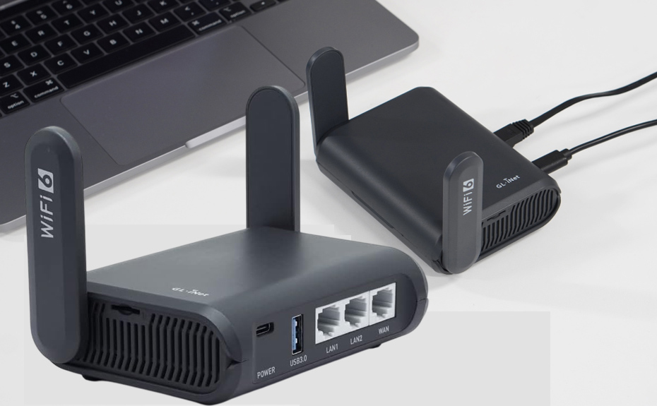 GL.iNet GL-AXT1800 (Slate AX) Portable Travel Router