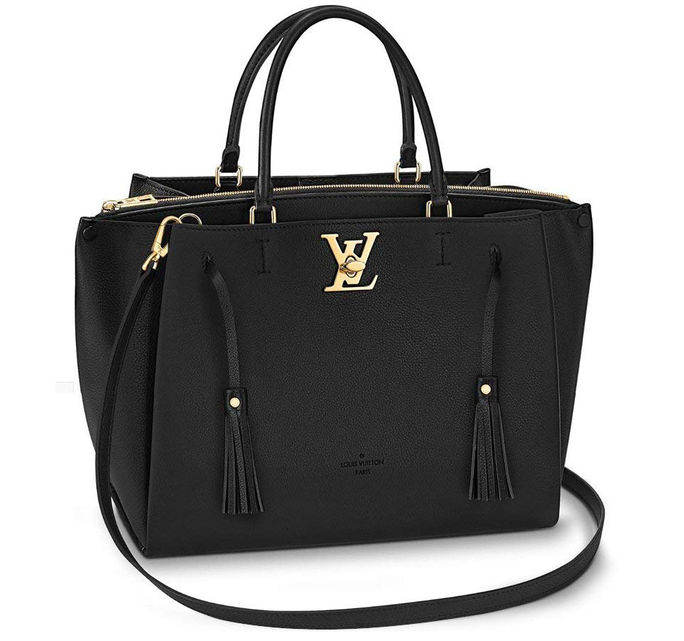 Louis Vuitton Calfskin Leather Tote Handbag