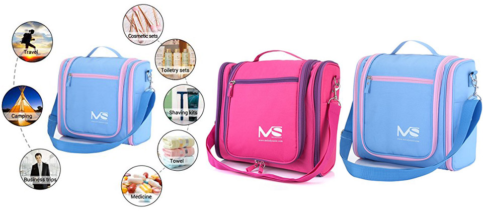 MelodySusie Heavy Duty Toiletry Bag for Travel