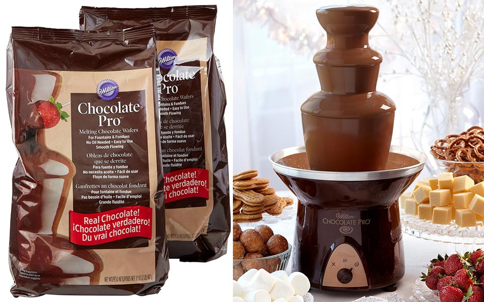 Wilton 2-Pack Chocolate Fondue Melting Wafers