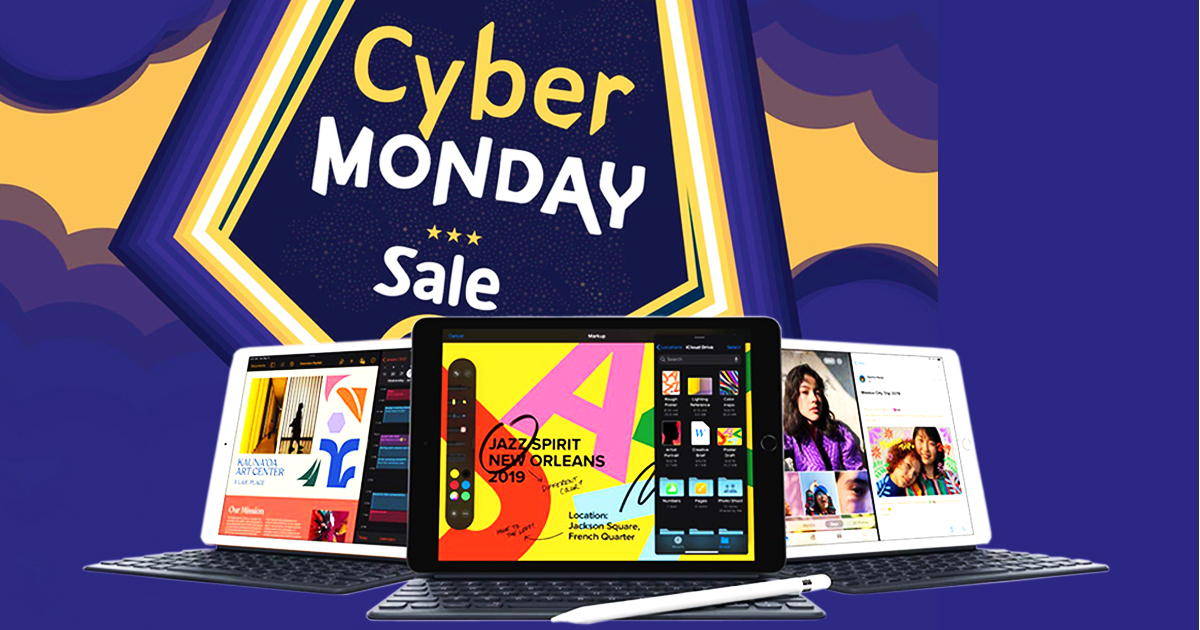 Cyber Monday Price 23 Off On Apple iPad 10.2Inch With Retina Display