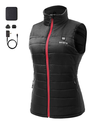 ororo Women's Lightweight Heated Vest with Battery Pack
