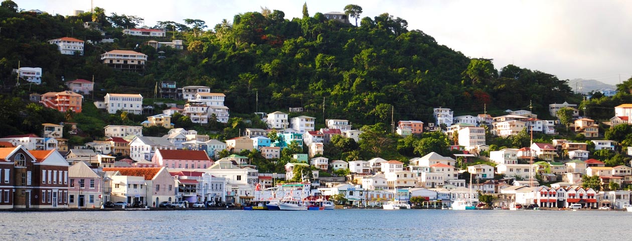 St George's - The capital of the Spice Island, Grenada