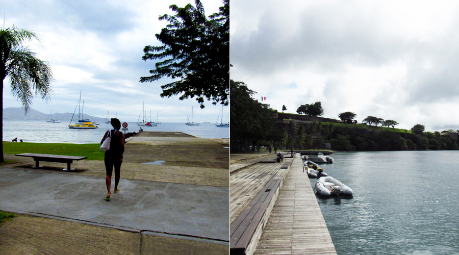 Waterfront promenade (Le Malecon), Fort de France, Martinique
