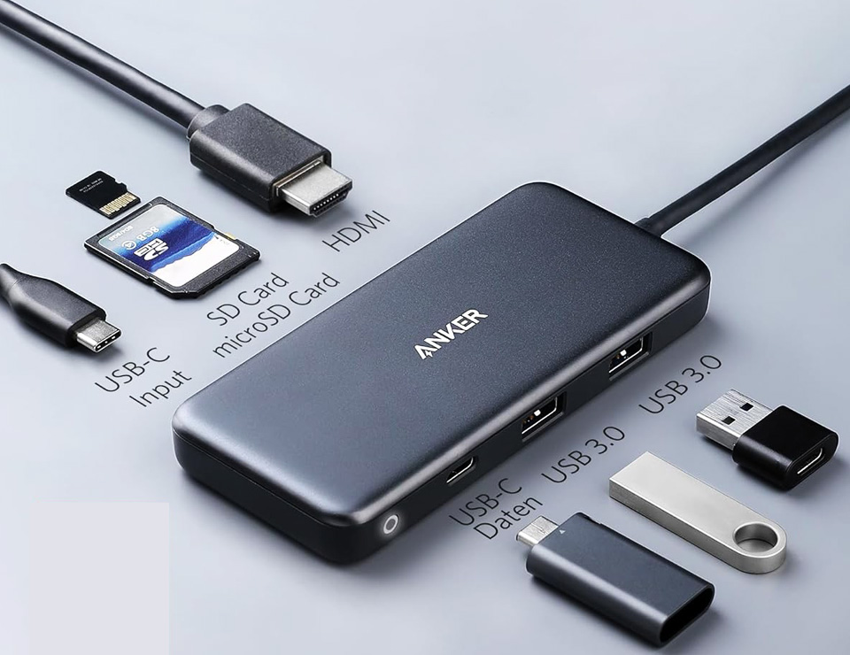Anker 7-in-1 USB C Hub With 4K HDMI