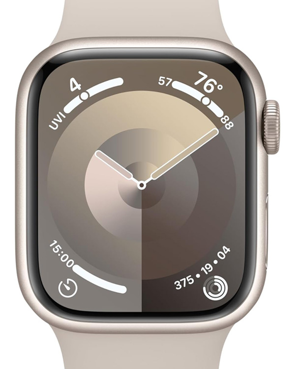Apple Watch Series 9 Smartwatch with Starlight Aluminum Case
