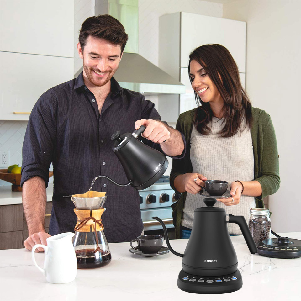 COSORI Electric Gooseneck Kettle With 5 Variable Presets