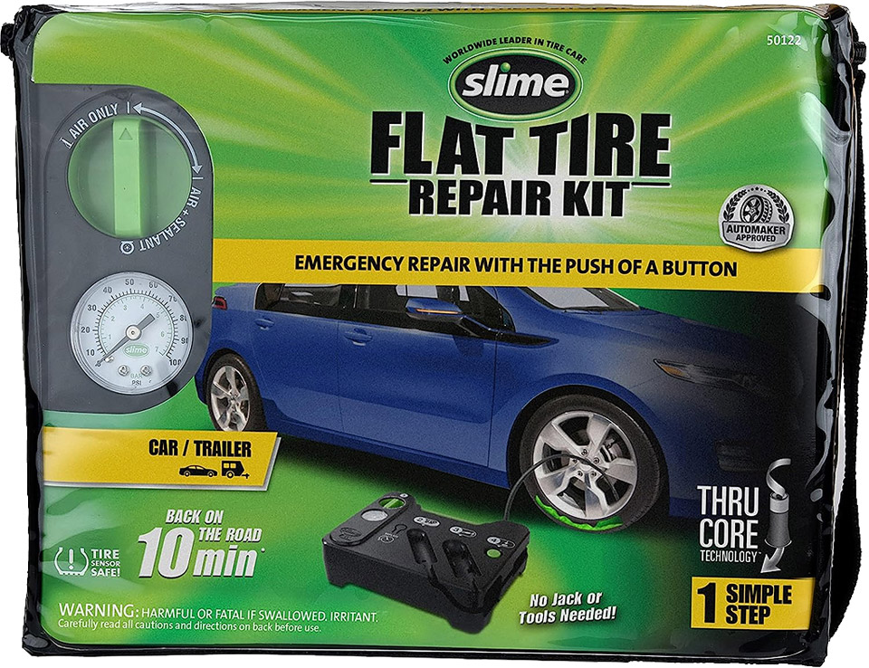 Slime Flat Tire Puncture Emergency Kit