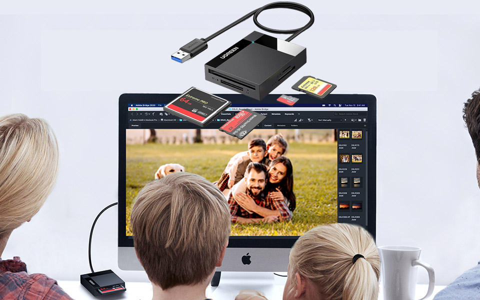 UGREEN USB 3 SD Card Reader Adapter Hub