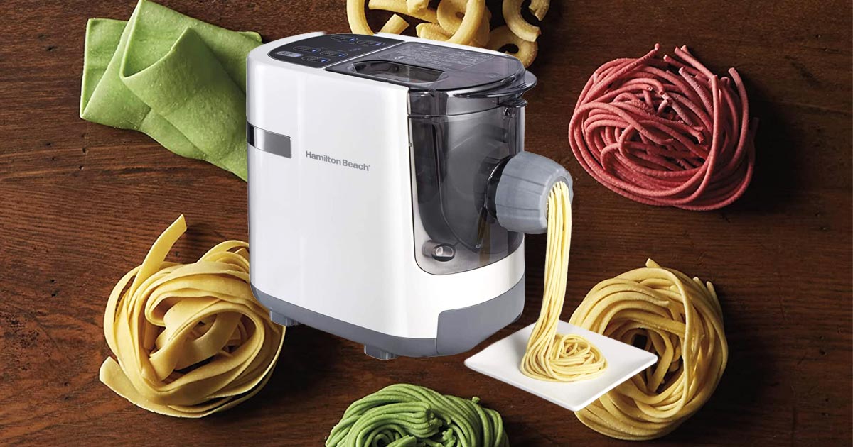 Electric Noodle Pasta Maker Machine Automatic Mixing 8 Shaping