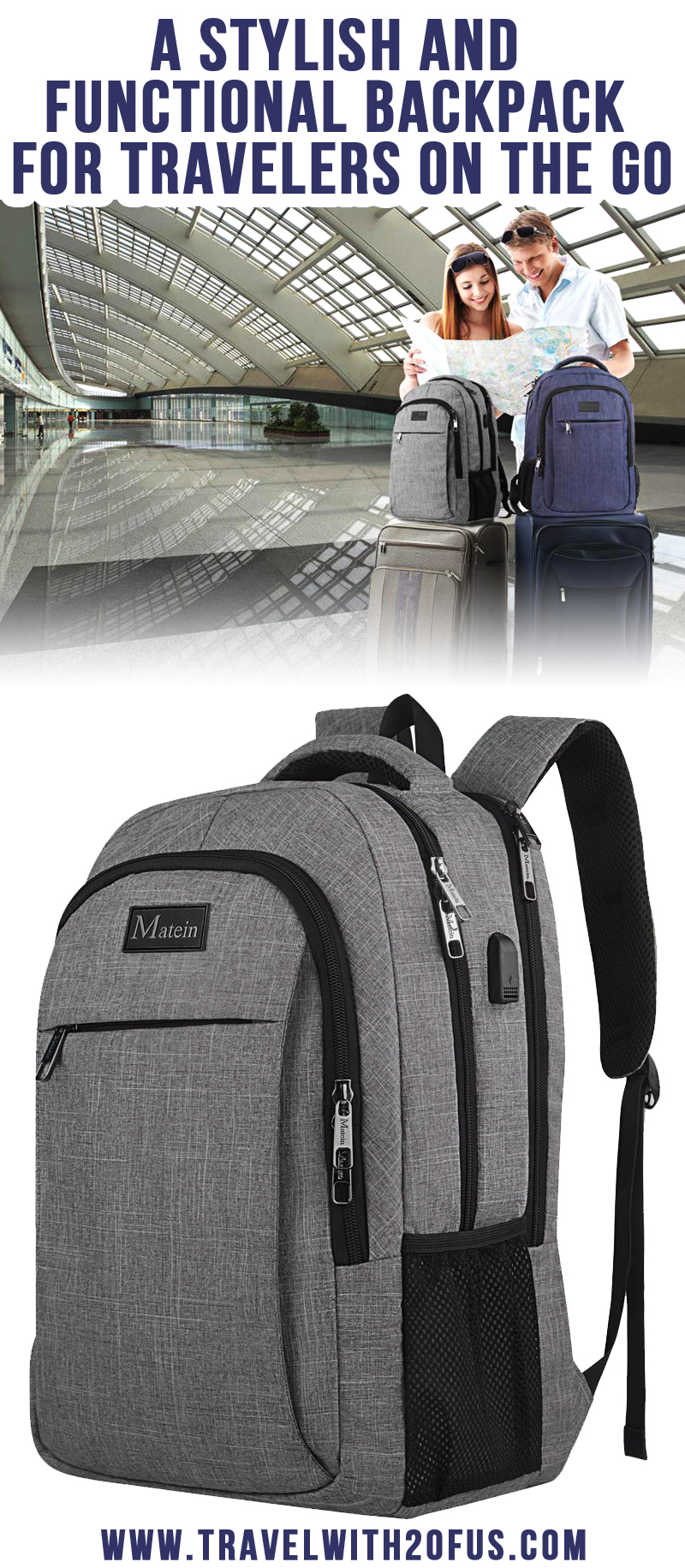 A Stylish And Functional Backpack For Travelers On The Go