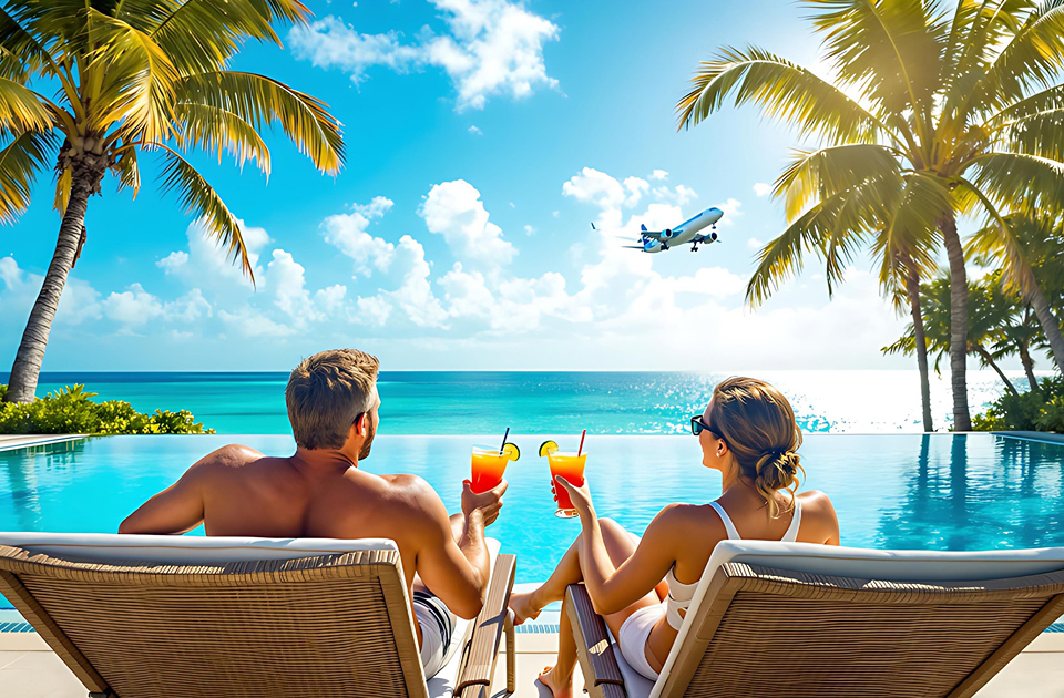 Couple on holidays